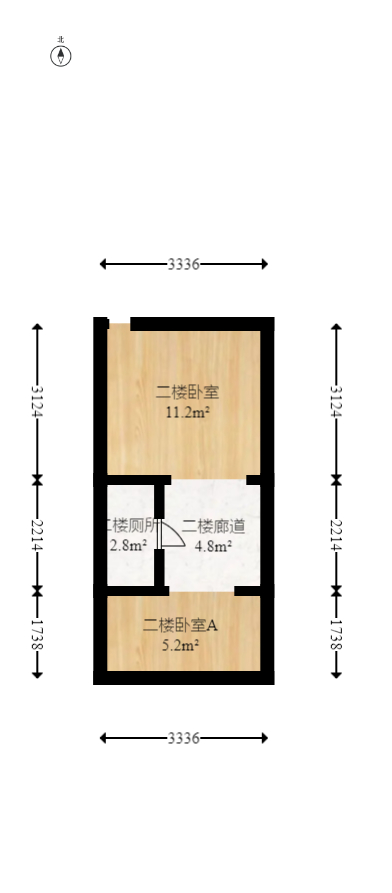 映客龙湖璟翠公馆（映客龙湖璟翠中心）  1室1厅1卫   48.00万室内图1
