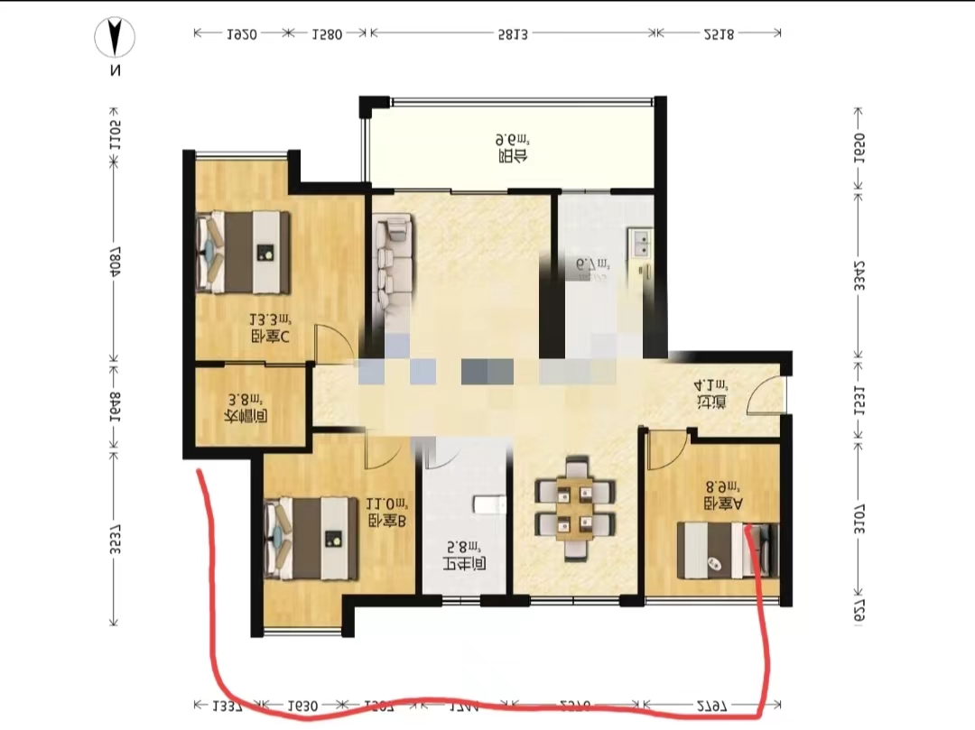 中建御山和苑  3室2厅1卫   63.00万