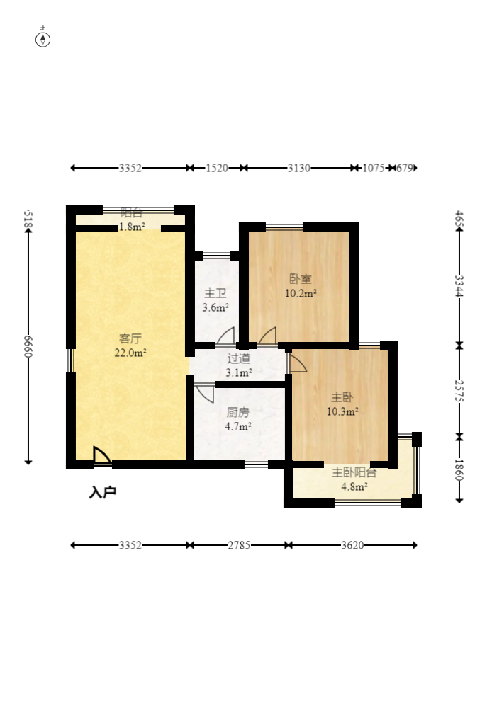 凯通国际城(凯通朝庭)  2室1厅1卫    62.0万 凯通国际城(凯通朝庭)  2室1厅1卫    62.0万户型图