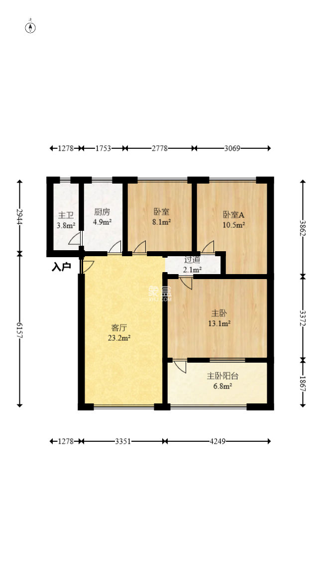 星沙交通局宿舍  3室2厅1卫   41.00万