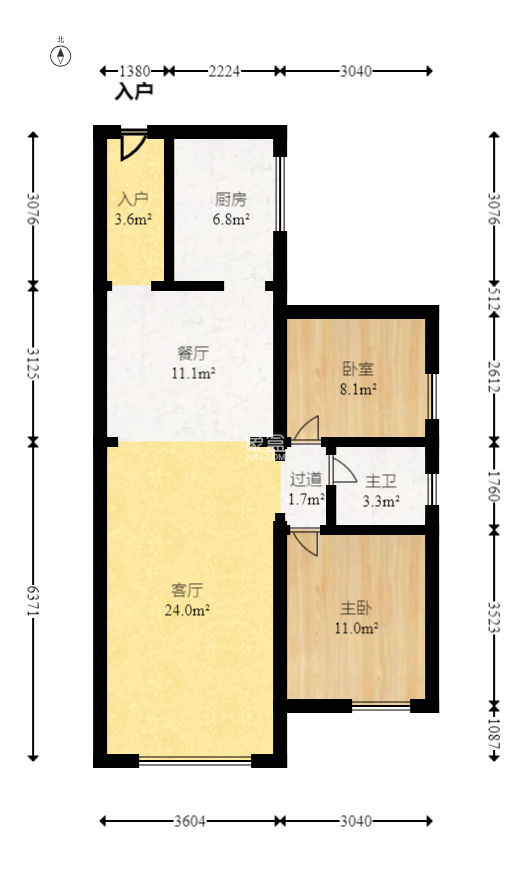 盛地春天里  2室2厅1卫   46.80万
