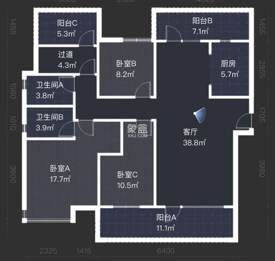 当代尚品苑  4室2厅2卫   90.00万