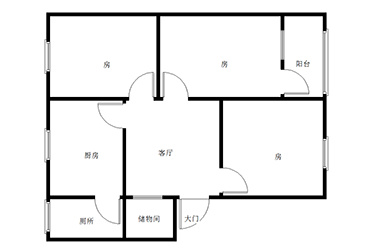 陶瓷研究所  3室1厅1卫   28.80万室内图