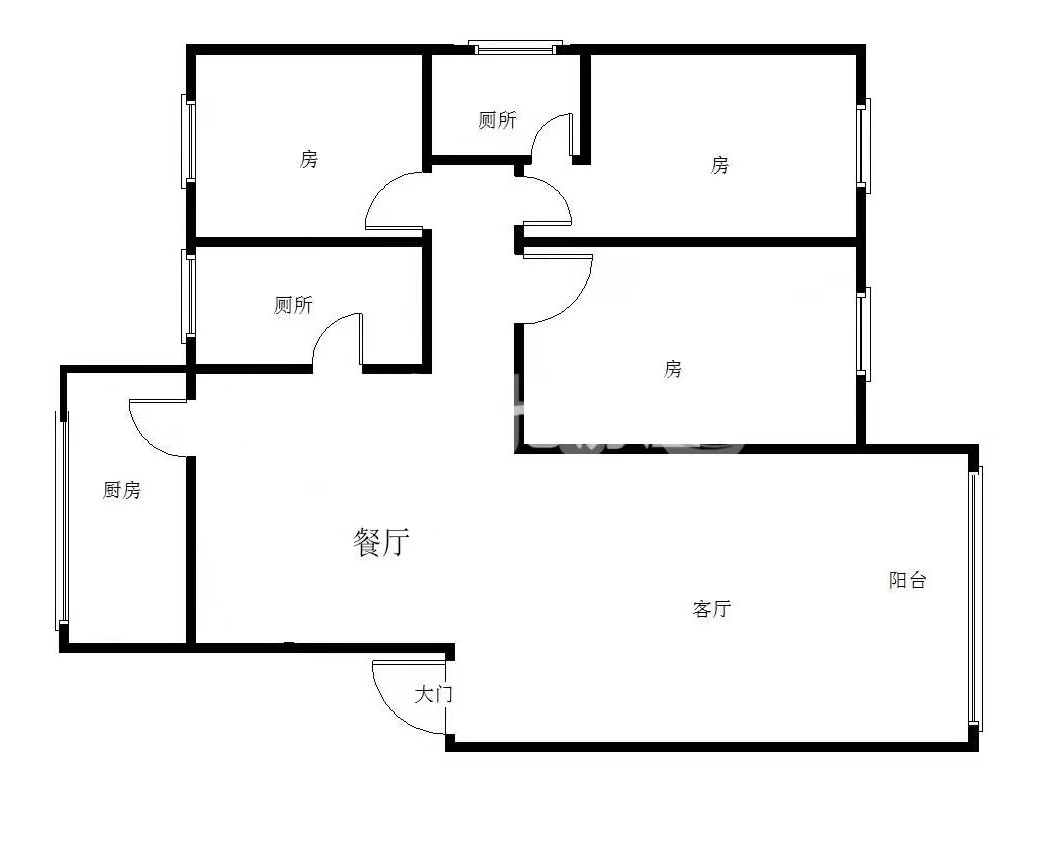 世纪花园  3室2厅2卫   45.80万室内图