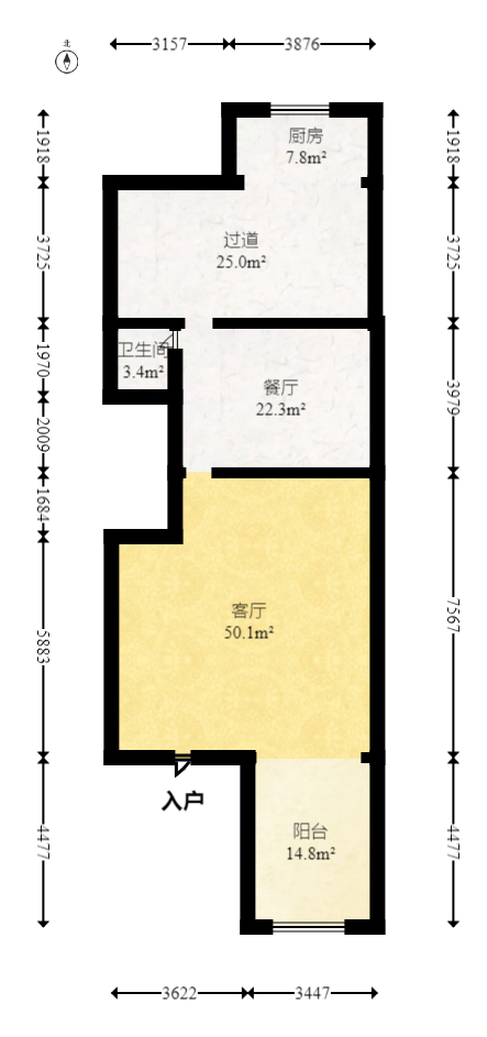 佳兆业水岸新都  5室2厅2卫   330.00万室内图1