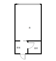 嘉茂银座  1室1厅1卫   34.00万室内图