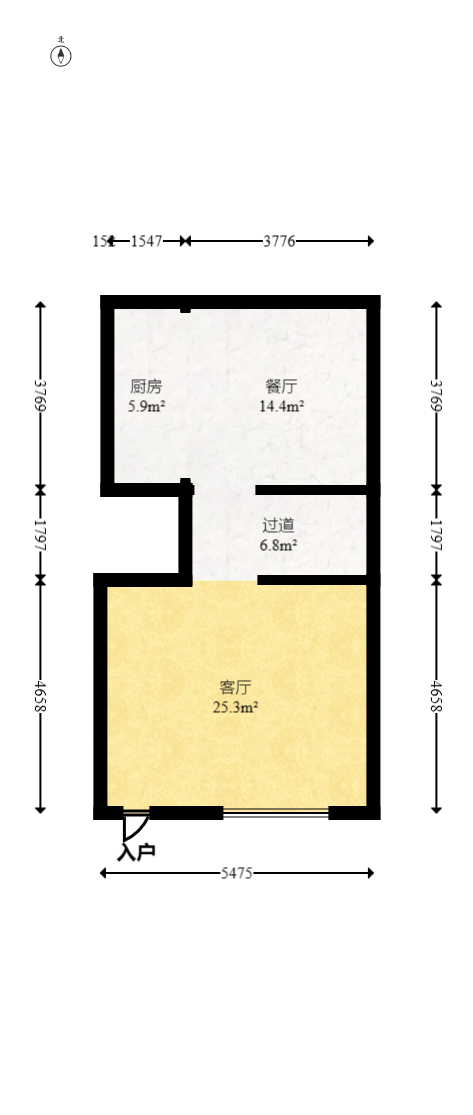 保利城（中航城国际社区、郡原美村）  5室2厅3卫   299.80万室内图1