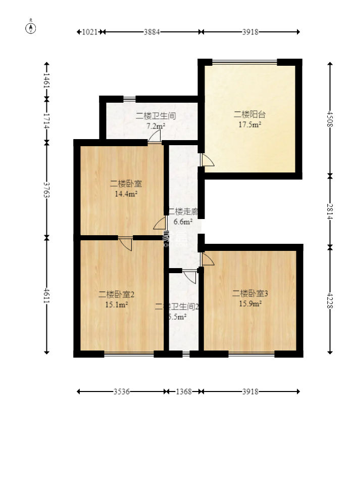 广悦星苑润园  5室2厅2卫   199.80万