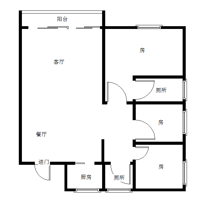 玉瓷俪景  3室2厅2卫   68.80万