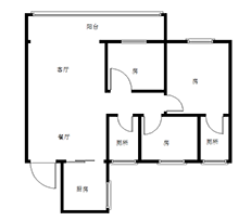 公园里五期  3室2厅2卫   57.80万室内图