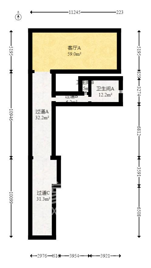 五矿万境水岸五期（五矿万境水岸文苑）   802.0㎡     80000.00元/月小区图