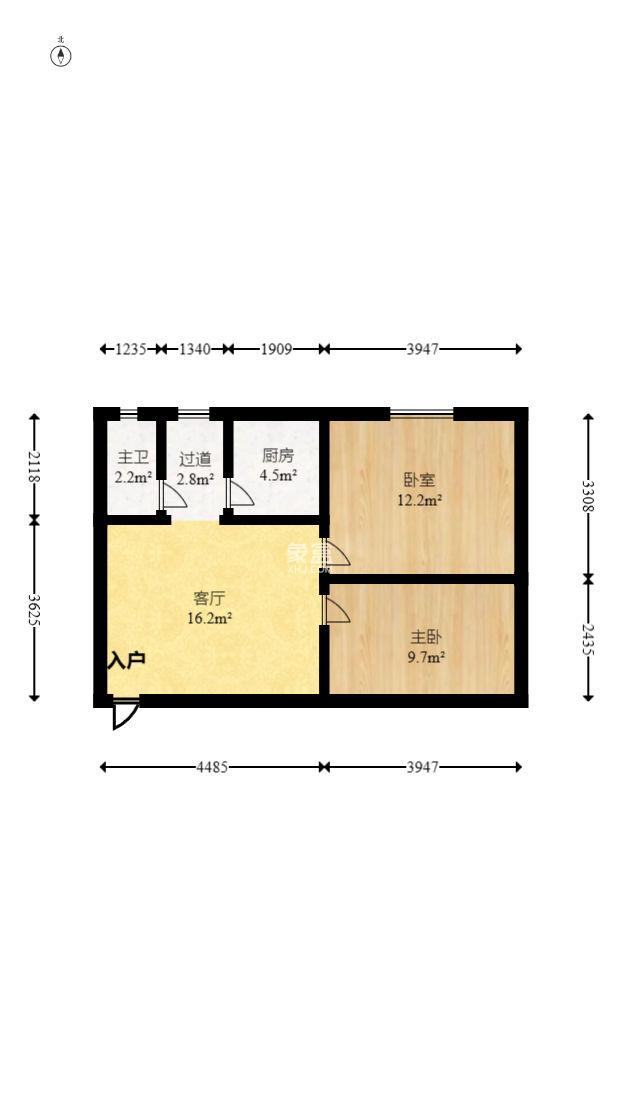李公庙商住楼  2室1厅1卫   49.80万