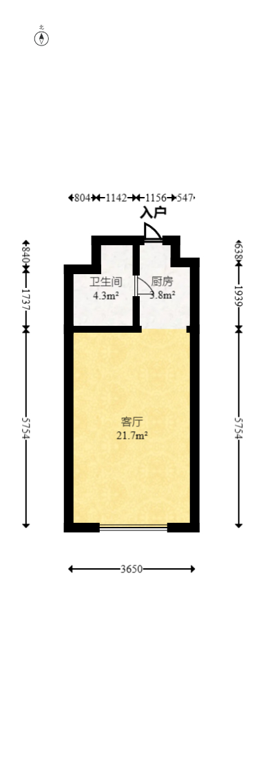 方略城市广场  1室1厅1卫    32.0万 方略城市广场  1室1厅1卫    32.0万户型图