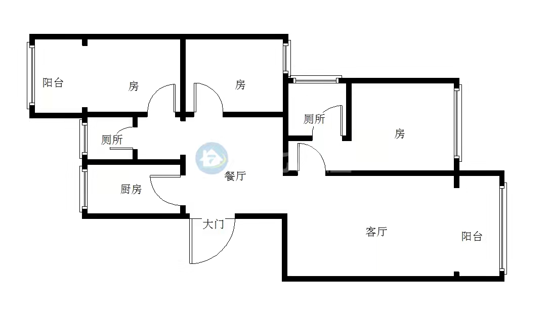 金泰玺园  3室2厅2卫   66.80万室内图