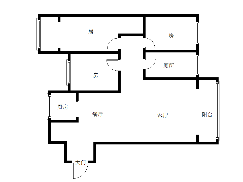 醴浏新城  3室2厅2卫   48.80万室内图