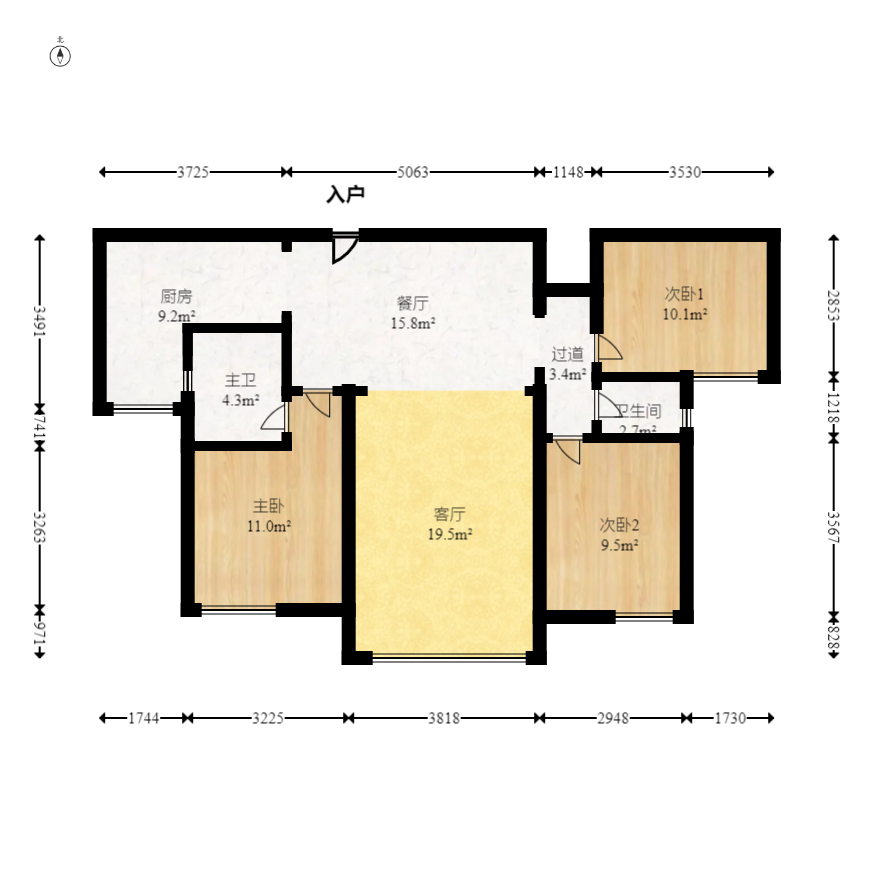深业睿城 0室0厅0卫 102.0万 深业睿城 0室0厅0卫 102.0万户型图
