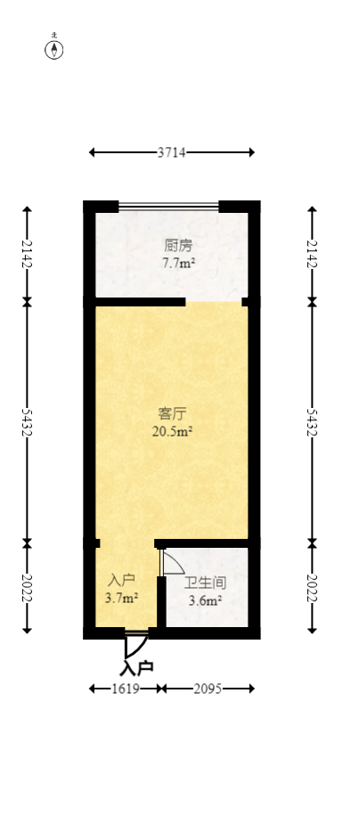 爱都(IDO) 1室1厅1卫 28.90万 爱都(IDO) 1室1厅1卫 28.90万户型图