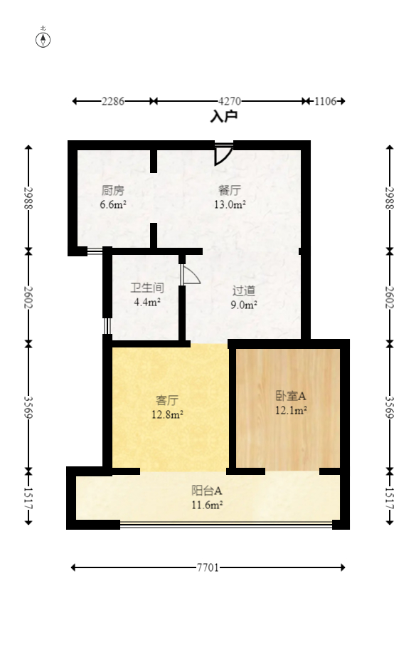明昇壹城(明昇时代广场)二期 3室2厅2卫 210.0万 明昇壹城(明昇时代广场)二期 3室2厅2卫 210.0万户型图