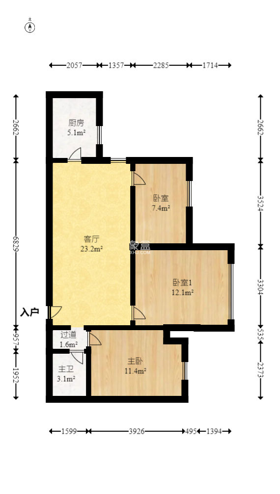 五一中央领御  3室2厅1卫   103.00万