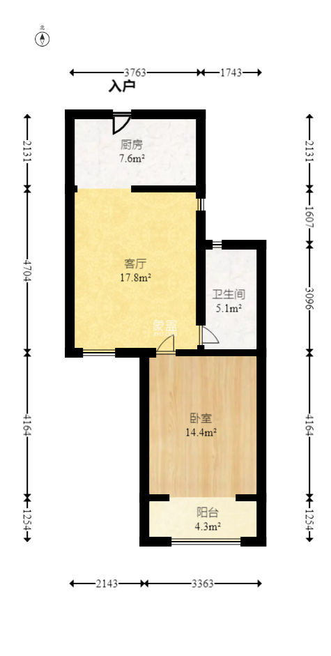 怡海星城  1室1厅1卫   39.80万