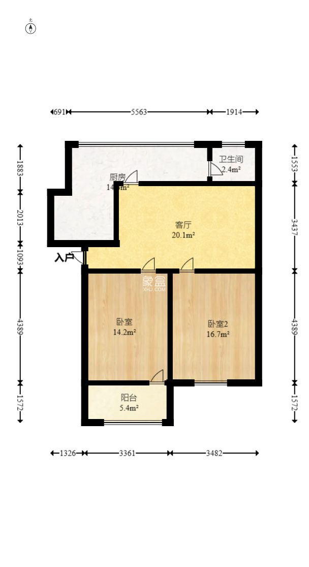 三六一四廠宿舍  2室2廳1衛(wèi)   32.00萬
