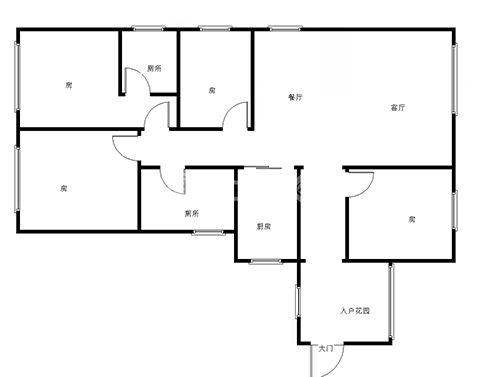 青云公馆  4室2厅2卫   69.80万室内图