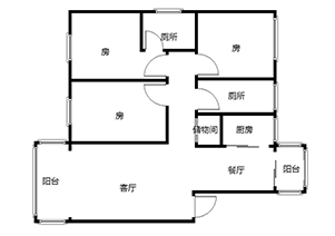 鑫城花园  3室2厅2卫   49.80万室内图