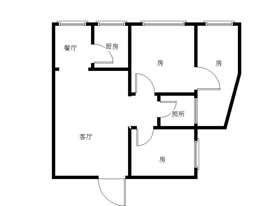 国瓷壹号  2室2厅1卫   54.00万室内图