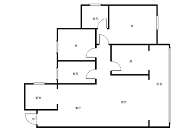 建宸贰号公馆  3室2厅2卫   58.80万室内图