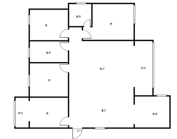 建宸贰号公馆  3室2厅2卫   80.80万室内图