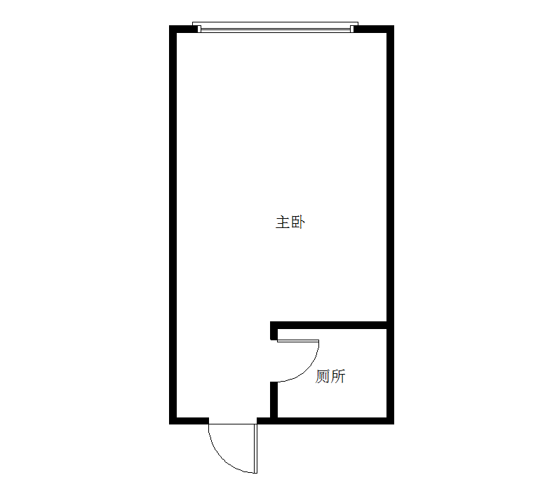 国瓷壹号  1室1厅1卫   30.00万室内图1