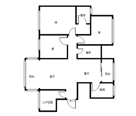 国瓷新城  3室2厅2卫   75.90万室内图
