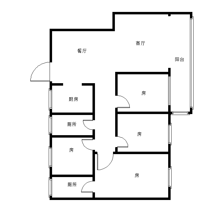 碧桂园醴陵府  4室2厅2卫   79.80万室内图