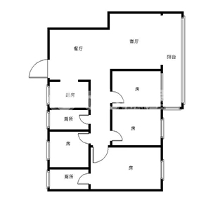 碧桂园醴陵府  4室2厅2卫   66.80万室内图1