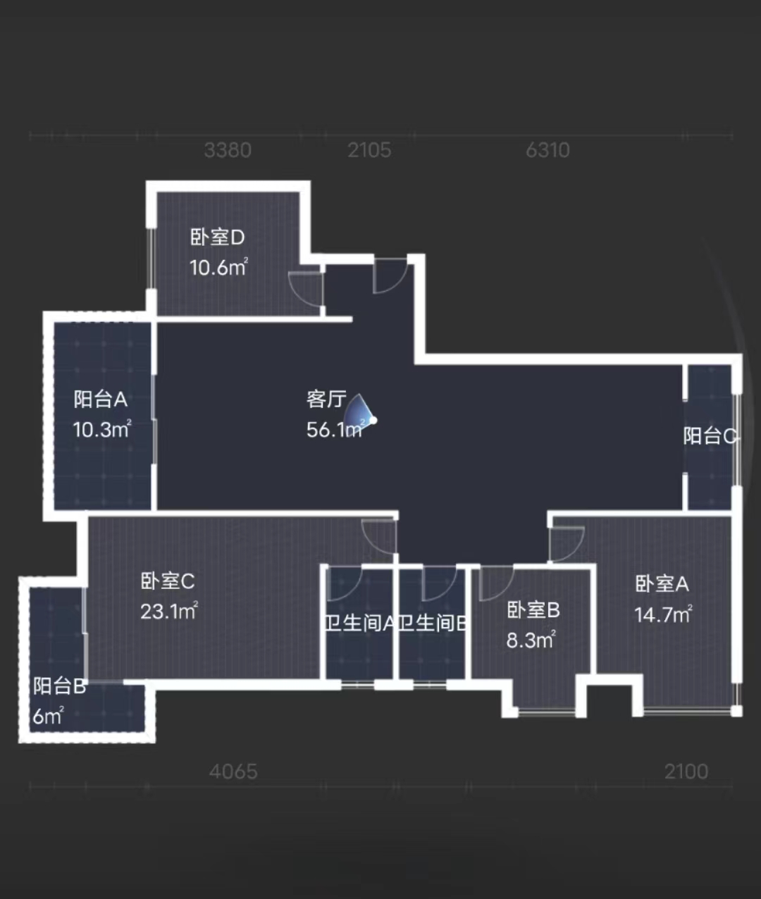 奥园养生城 4室2厅2卫 200.0万 奥园养生城 4室2厅2卫 200.0万室内图