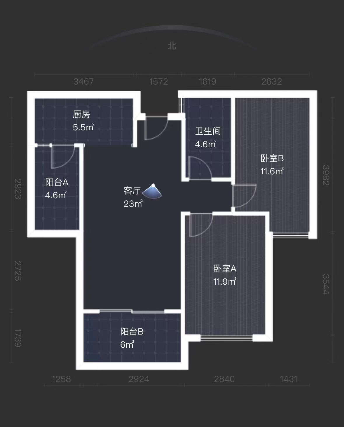 晋合湘水湾三期 2室2厅1卫 68.0万 晋合湘水湾三期 2室2厅1卫 68.0万室内图
