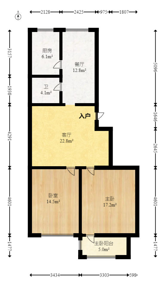 中南汽车世界  2室2厅1卫    30.0万 中南汽车世界  2室2厅1卫    30.0万户型图