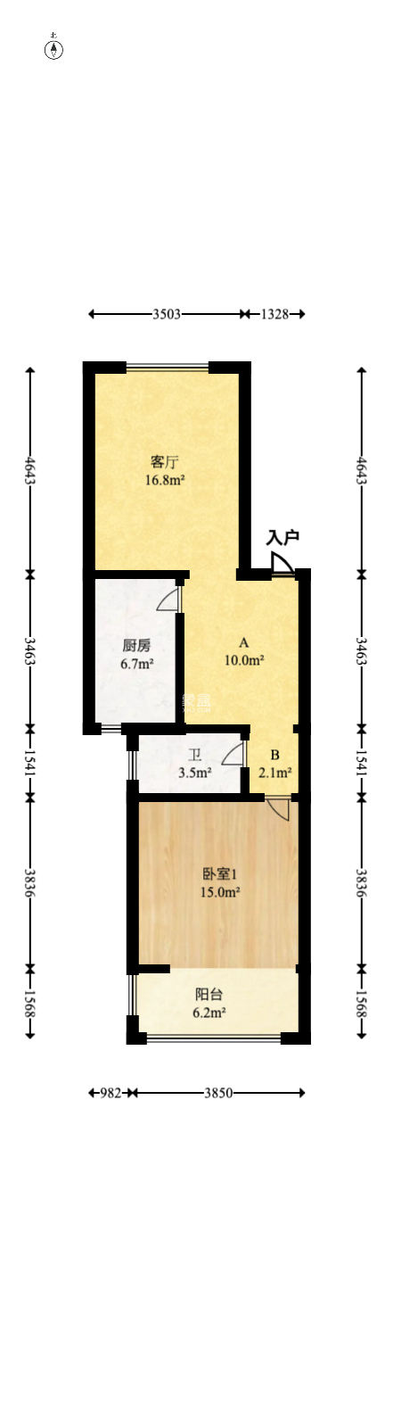 星城名典  5室1廳2衛(wèi)   87.00萬(wàn)