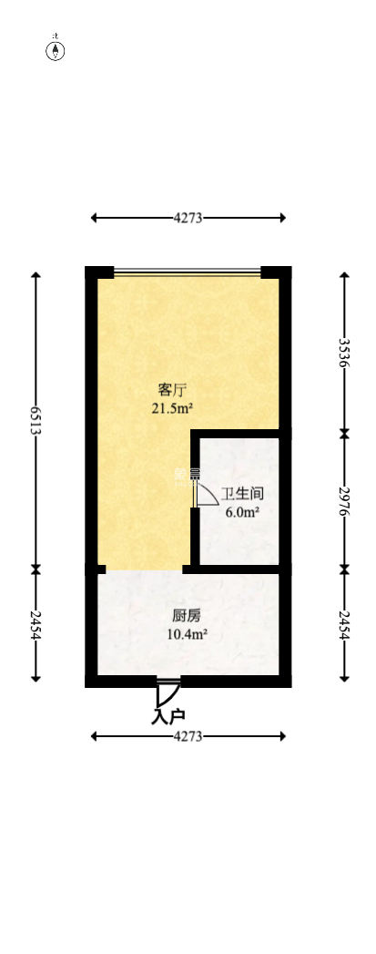 长燃润和天地（长润小区印湘江）  2室1厅1卫    26.8万