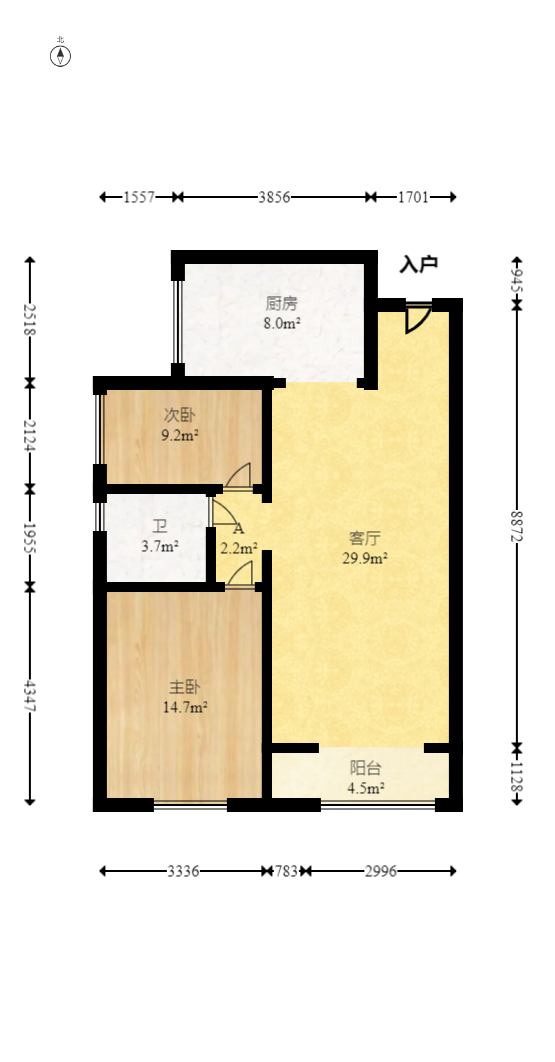 华润凤凰城三期  2室2厅1卫    58.0万 华润凤凰城三期  2室2厅1卫    58.0万户型图