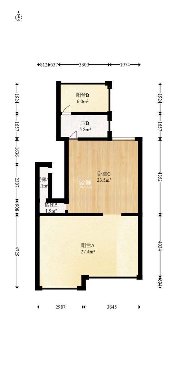 金帆小區(qū)  3室3廳2衛(wèi)   85.00萬(wàn)