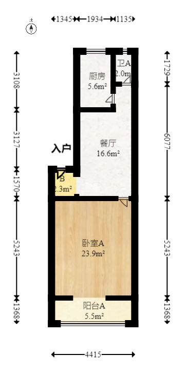 莲湖汽配城  1室1厅1卫   42.00万