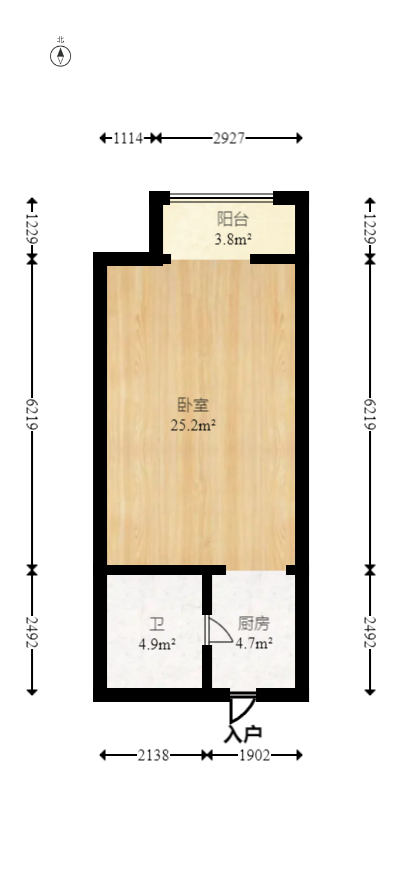 德思勤城市广场（宝格丽公寓）  3室3厅3卫   40.50万室内图1