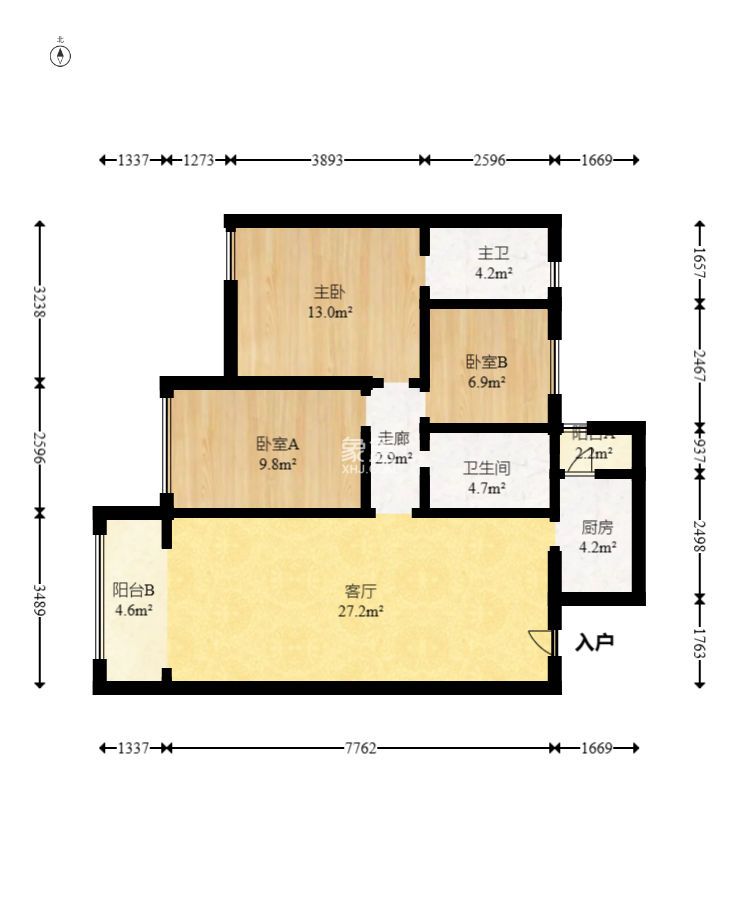 中建芙蓉嘉苑  3室2厅2卫   95.00万