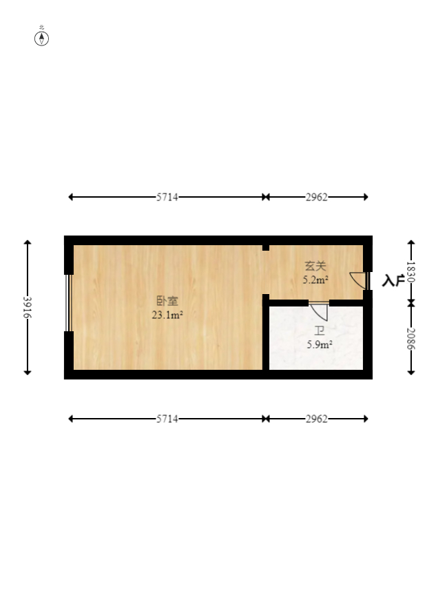藏珑湖上公馆  0室0厅0卫   50.00万室内图1