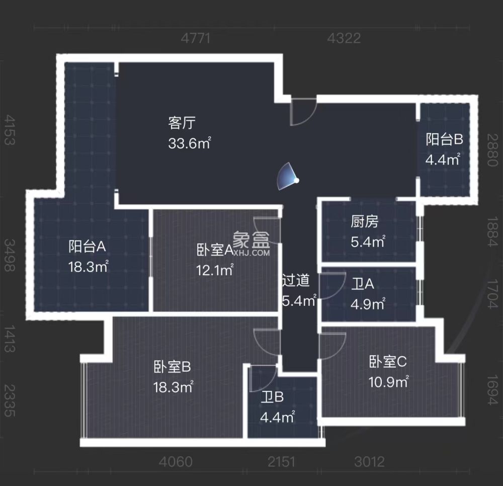 学府港湾 3室2厅2卫 49.8万 学府港湾 3室2厅2卫 49.8万室内图