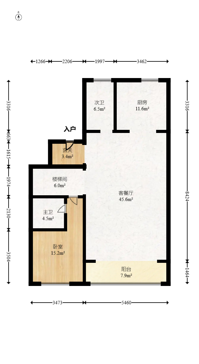 长沙溪山悦  3室2厅2卫   288.00万室内图1