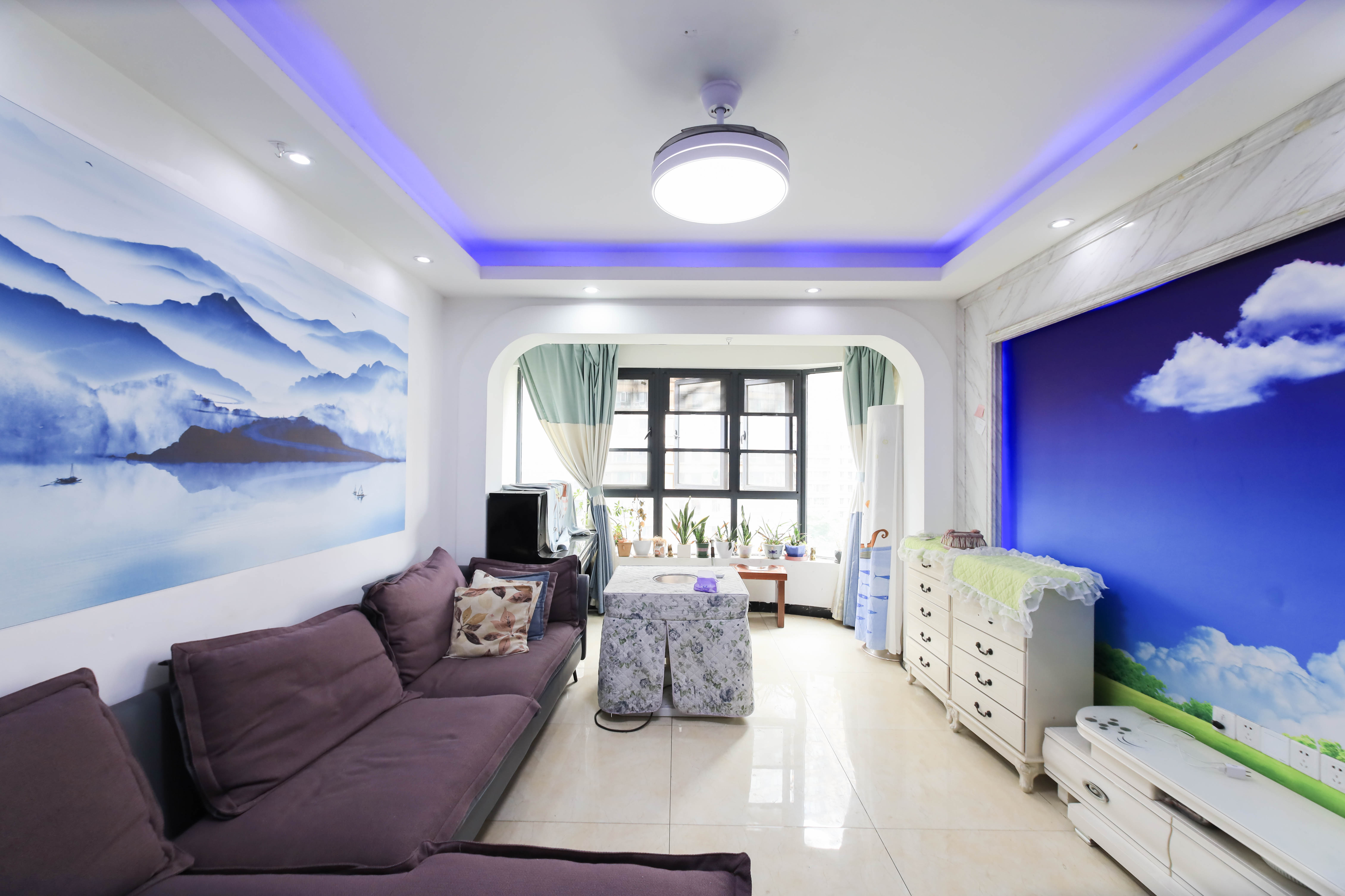 五矿万境水岸一期（万境水岸嘉苑）  2室2厅1卫    78.0万客厅