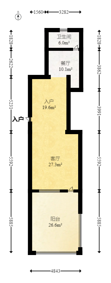 海伦春天 5室2厅2卫 177.0万 海伦春天 5室2厅2卫 177.0万户型图