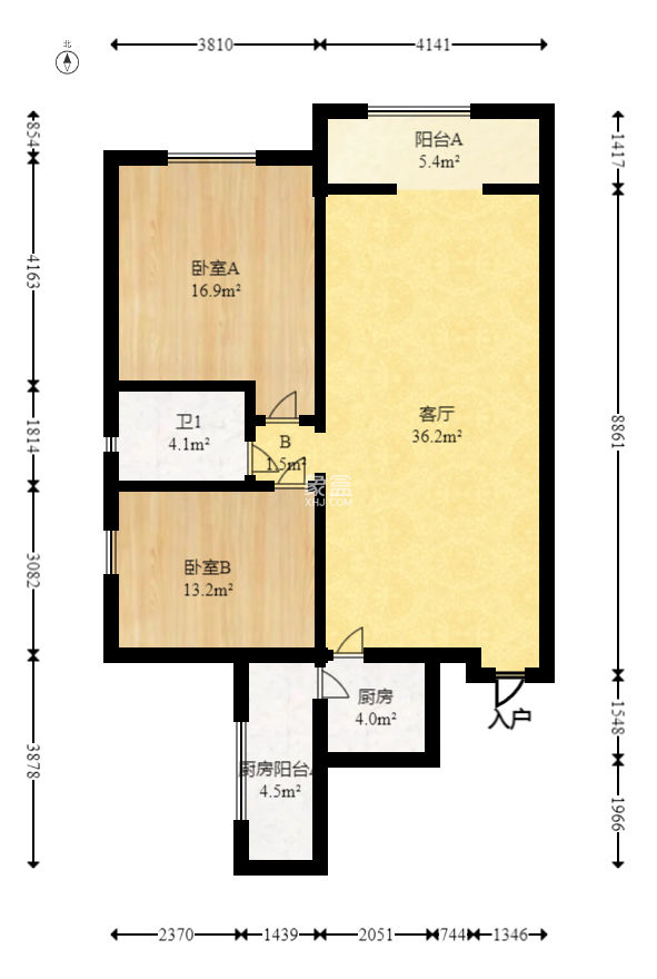 都市馨園 3室2廳2衛 65.9萬